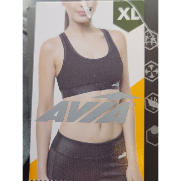 Avia softsculpt Flare Leggings Women's XL Green Stretch Active Moisture Wicking - Picture 10 of 10